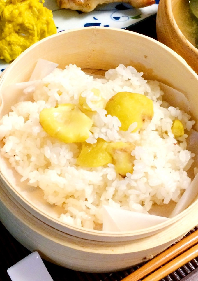 ニッパーでむく簡単な栗の皮むき方&栗ご飯-レシピのメイン写真