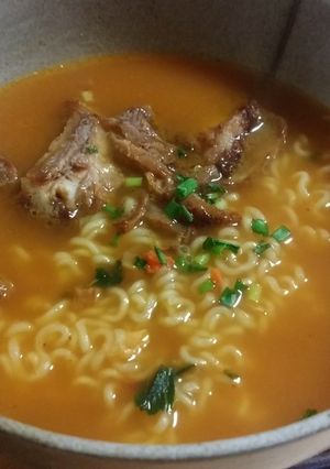 ネギチャーシュー辛ラーメン-レシピのメイン写真