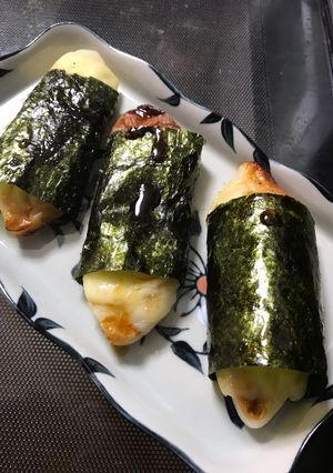 旦那が喜ぶシリーズ✨笹かま磯辺焼き-レシピのメイン写真