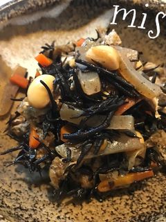 我が家のご飯のお供☆ひじきの煮物☆-レシピのメイン写真