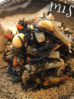我が家のご飯のお供☆ひじきの煮物☆-レシピのメイン写真