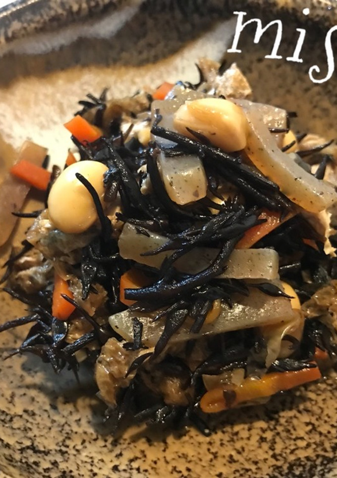 我が家のご飯のお供☆ひじきの煮物☆-レシピのメイン写真