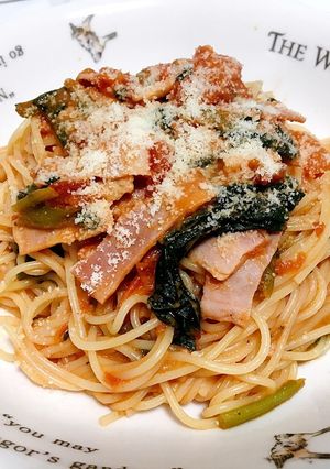 簡単トマトクリームパスタ-レシピのメイン写真