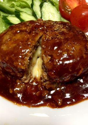 我が家の ハンバーグ-レシピのメイン写真