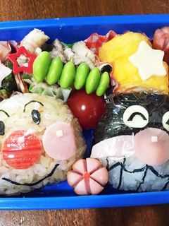 お弁当☆アンパンマン&バイキンマン☆-レシピのメイン写真