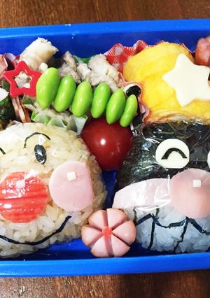 お弁当☆アンパンマン＆バイキンマン☆-レシピのメイン写真