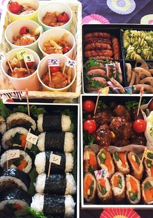 2017年 幼稚園 運動会 お弁当♡-レシピのメイン写真