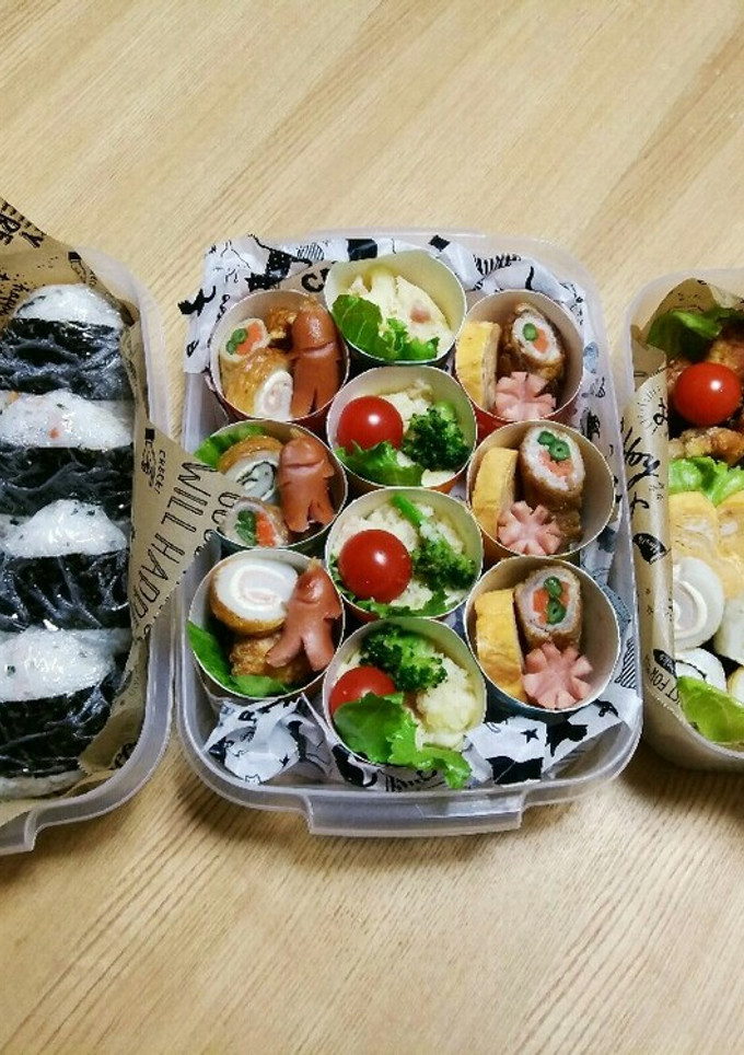 初めての幼稚園運動会弁当2017（覚書）-レシピのメイン写真