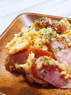 お弁当に☆ウインナーのスクランブルエッグ-レシピのメイン写真