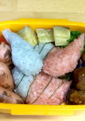 仮面ライダービルド弁当-レシピのメイン写真