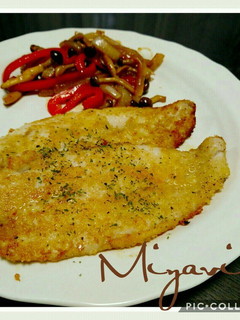 白身魚のさくさくマヨチーズパン粉焼き♡-レシピのメイン写真