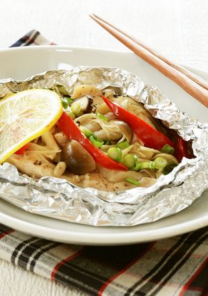 きのこと鶏むね肉のホイル焼き☆-レシピのメイン写真