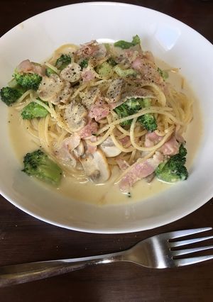 ブロッコリーとマッシュルームのパスタ-レシピのメイン写真