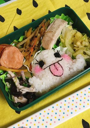 ハロウィンぴーかーぶーなオバケちゃん弁当-レシピのメイン写真