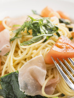 小松とまとのうめ~パスタ-レシピのメイン写真