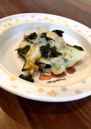 幼児食や離乳食完了にカボチャのチーズ焼き-レシピのメイン写真