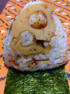 蓮根とおにぎり昆布のおにぎり♪2-レシピのメイン写真