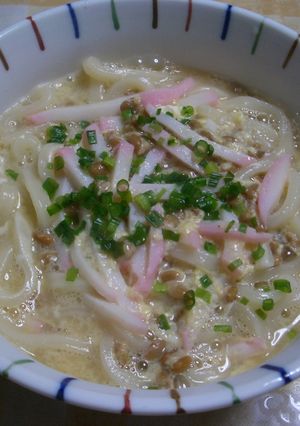 ふわトロ☆納豆おじやうどん-レシピのメイン写真