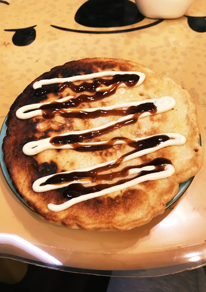 超簡単！具なし・・・お好み焼き風-レシピのメイン写真