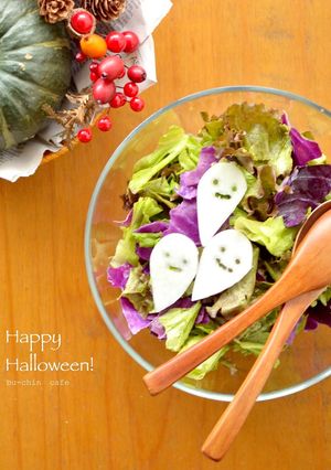 ハロウィン☆簡単大根おばけ☆お弁当にも-レシピのメイン写真