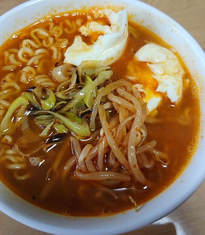 残り物 辛ラーメン-レシピのメイン写真