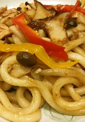 糀の常備菜で作る☆焼きうどん-レシピのメイン写真