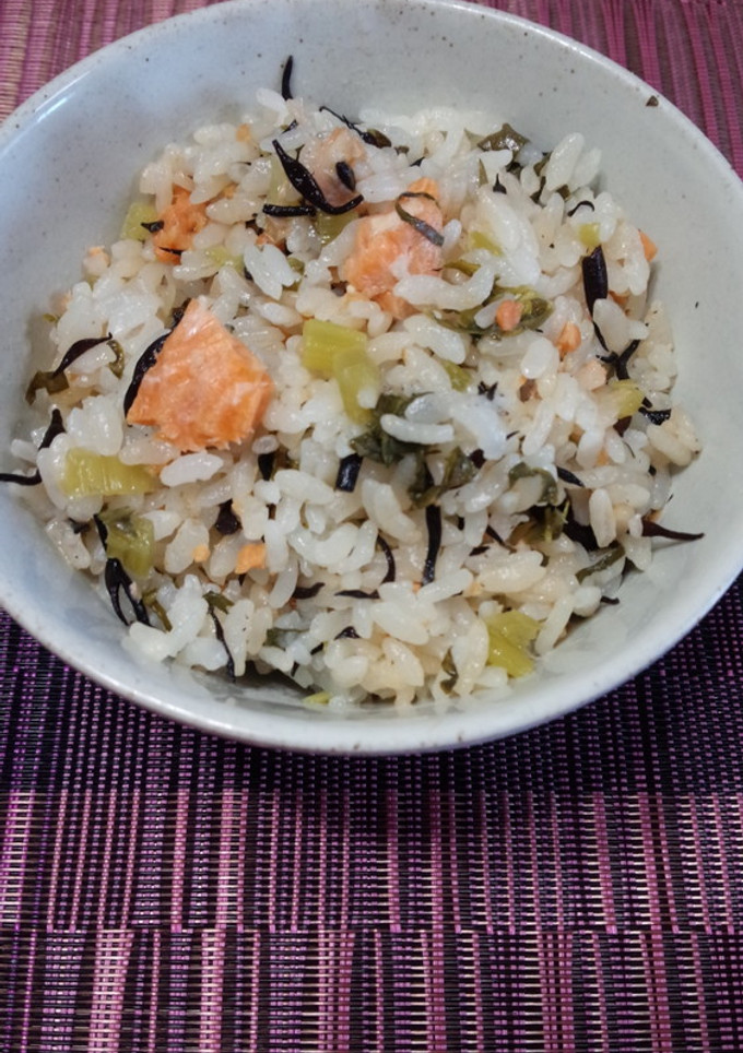 鮭缶で☆簡単炊き込みご飯-レシピのメイン写真