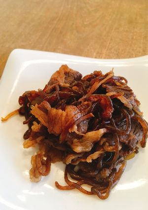 牛肉のしぐれ煮(糸蒟蒻でカサ増し)-レシピのメイン写真