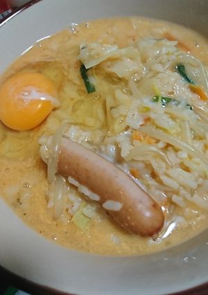 コチュジャンとパクチーの旨辛豆乳リゾット-レシピのメイン写真
