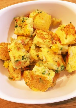 野菜たっぷりフレンチトースト 完了期-レシピのメイン写真