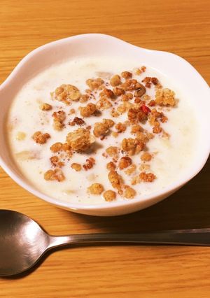 寒い日の朝食に〜ホットバナナミルク〜-レシピのメイン写真