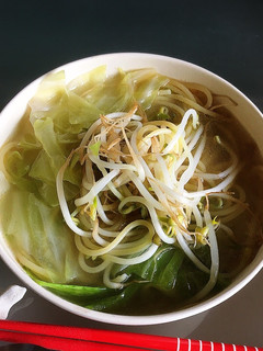 簡単フライパン1つパスタで野菜ラーメン-レシピのメイン写真