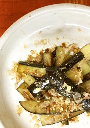 簡単!揚げナスのおかか醤油和え-レシピのメイン写真