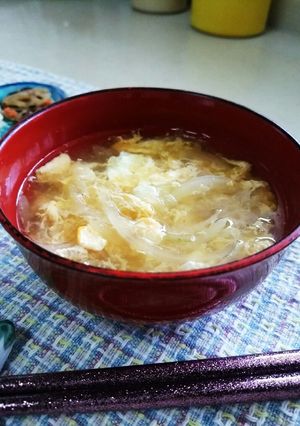 玉ねぎのかき玉汁-レシピのメイン写真