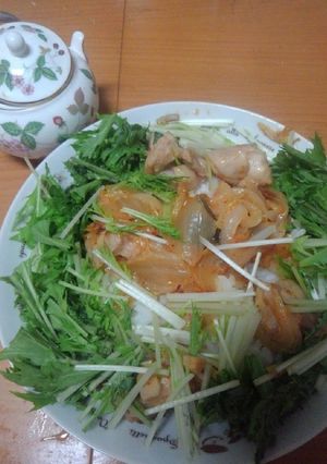 鶏肉と玉ねぎのキムチあげ-レシピのメイン写真