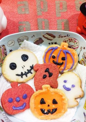 HMで簡単サクサク☆ハロウィンクッキー♪-レシピのメイン写真