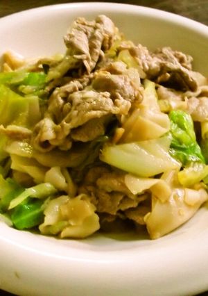 ワンタンと豚肉キャベツのたれ和え-レシピのメイン写真
