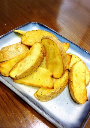 簡単♡ホクホク！皮付きフライドポテト♡-レシピのメイン写真