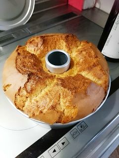 カラメルバナナシフォンケーキ-レシピのメイン写真