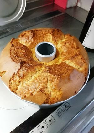 カラメルバナナシフォンケーキ-レシピのメイン写真