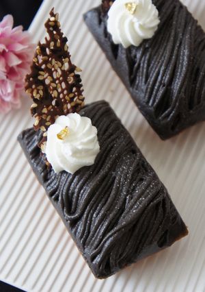 黒ゴマモンブラン-レシピのメイン写真