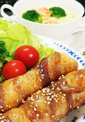 肉巻きスティック☆シチューの日のメインに-レシピのメイン写真