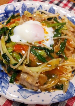 辛ラーメンで♪あんかけ焼きラーメン♥-レシピのメイン写真