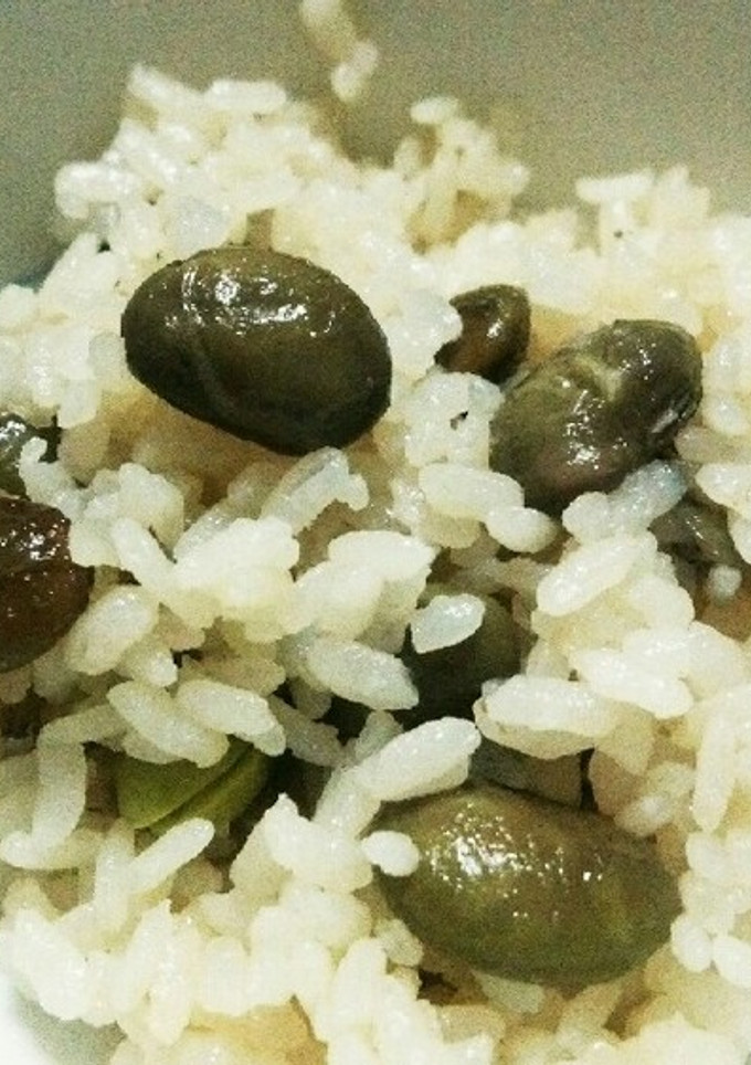 甘さが引き立つ、丹波黒枝豆ごはん！-レシピのメイン写真