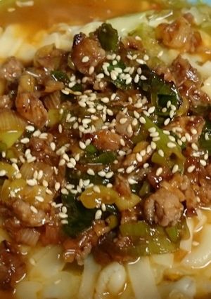 肉味噌チーズ辛ラーメン-レシピのメイン写真
