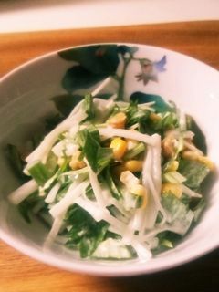 セロリの葉と大根の爽やかサラダ☆-レシピのメイン写真
