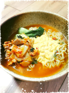 豚キムチーズ辛ラーメン-レシピのメイン写真