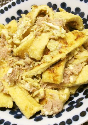 薄揚げの生姜こぶおろし炒め-レシピのメイン写真
