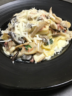 たっぷりきのこのクリームチーズパスタ-レシピのメイン写真