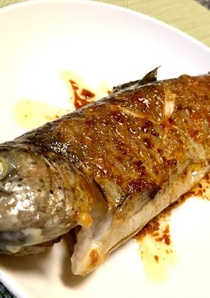 簡単★ニジマスのバターポン酢焼き★時短♪-レシピのメイン写真